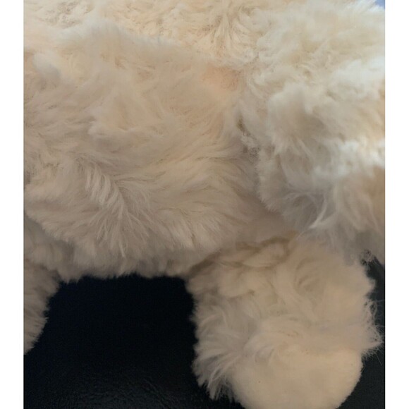 Kellytoy White Alpaca Llama Plush Stuffed Animal  Blanket Saddle Fringed READ - Picture 13 of 14
